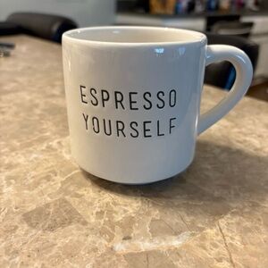 Espresso Yourself White Mug